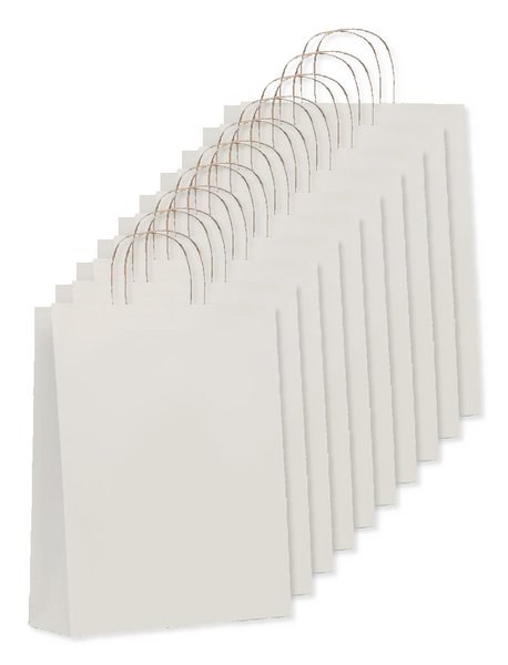 Pack de 10 GiftRetail MO6174 - PAPER TONE L Bolsa papel grande 90 gr/m²