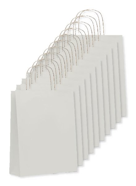 Pack de 10 GiftRetail MO6173 - PAPER TONE M Bolsa papel mediana 90 gr/m²