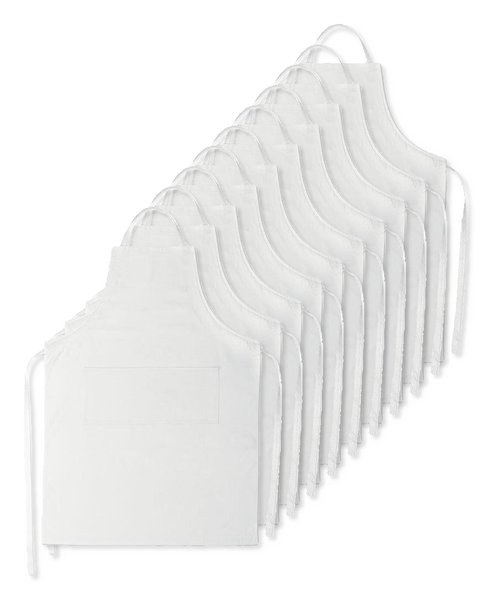 Pack de 100 GiftRetail MO8441 - FITTED KITAB Delantal de cocina ajustable