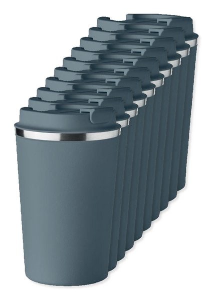 Pack of 100 GiftRetail MO6276 - BRACE Premium Double Wall Stainless Steel Tumbler 350ml