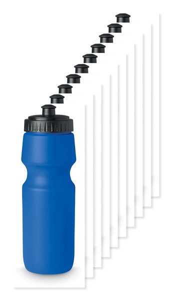 Pack of 100 GiftRetail MO8933 - SPOT SEVEN Eco-Friendly BPA free 700ml Leak-Proof Sport Bottle