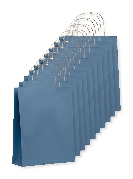 Pack de 10 GiftRetail MO6172 - PAPER TONE S Bolsa de papel de pequeño tamaño