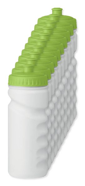 Pack of 100 GiftRetail MO9538 - SPOT EIGHT - Ergonomic BPA-Free 500ml Sports Water Bottle