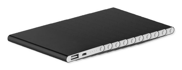 Pack de 100 GiftRetail MO8735 - POWERFLAT Power bank plano 4000 mAh