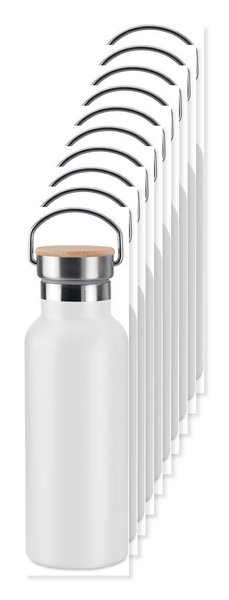 Pack de 10 GiftRetail MO9431 - HELSINKI Botella doble pared 500 ml