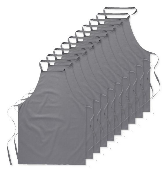 Pack de 10 GiftRetail MO7251 - KITAB Delantal de algodón