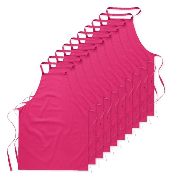 Pack de 10 GiftRetail MO7251 - KITAB Delantal de algodón