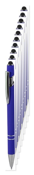 Pack of 10 Goya 37513RE - Recycled Aluminum Pen with Touch Pointer EVEN