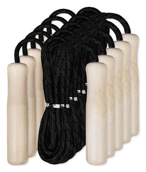 Pack de 5 Goya 38052 - Cuerda para Saltar con Mango de Madera JUMP
