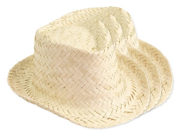 Pack de 30 Goya 38054 - Sombrero de mimbre unisex con ala corta JAMAICA