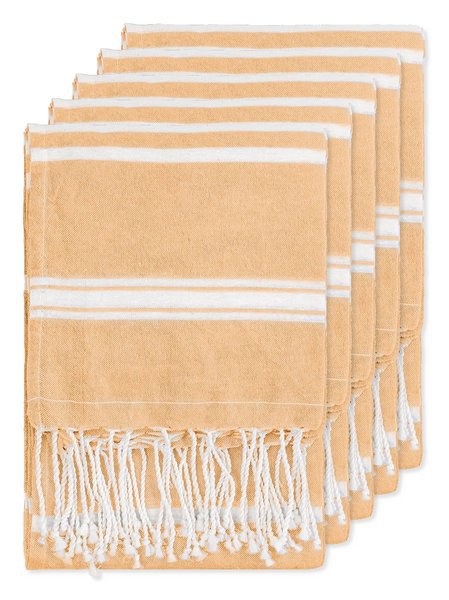 Pack de 5 Goya 39000 - Toalla Pareo Fouta 90x180 cm Algodón/Poliéster ZANZIBAR