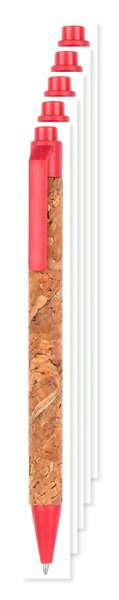 Pack de 5 Goya 50039 - Bolígrafo de corcho y fibra de trigo ODEN