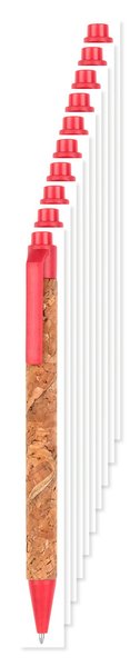 Pack de 10 Goya 50039 - Bolígrafo de corcho y fibra de trigo ODEN