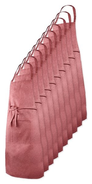 Pack de 10 Goya 50546 - Delantal de Algodón Reciclado 140gr/m2 WATERFALL