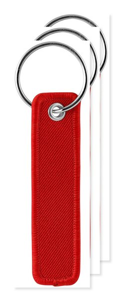 Pack de 30 Goya 50700 - Llavero textil alargado de poliéster 100% SILBÓN