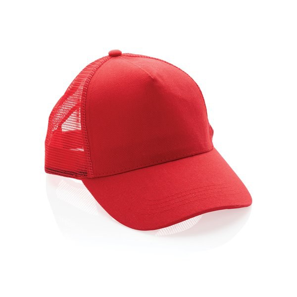 XD Collection P453.35 - Gorra de camionero de 5 paneles Impact AWARE™ de rcotton cepillado 190gr