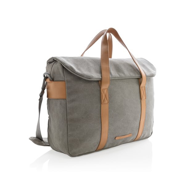 XD Collection P729.35 - Bolso de portátil de lona libre de PVC