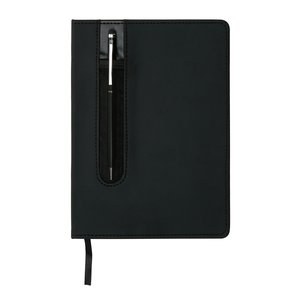 XD Collection P773.31 - Cuaderno A5 de tapa dura estándar de PU con bolígrafo táctil