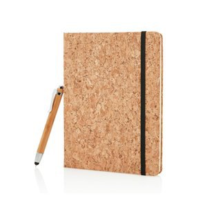 XD Collection P773.77 - A5 notebook with bamboo pen including stylus