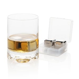 XD Collection P911.08 - Re-usable stainless steel ice cubes 4pc