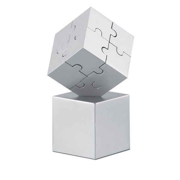 KUBZLE Puzzle 3D metálico y magnético - GiftRetail AR1810