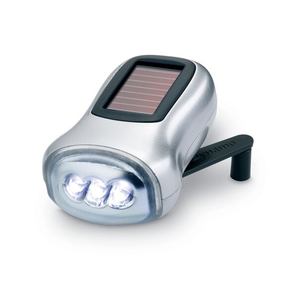 DYNASOL Linterna solar y dinamo - GiftRetail KC7130