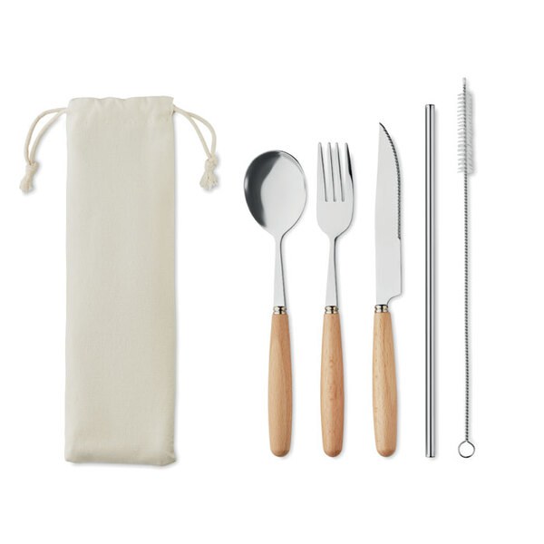 CUSTA SET Set de cubiertos acero inox - GiftRetail MO6336