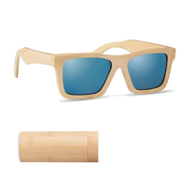 WANAKA Gafas de sol y estuche bambú - GiftRetail MO6454