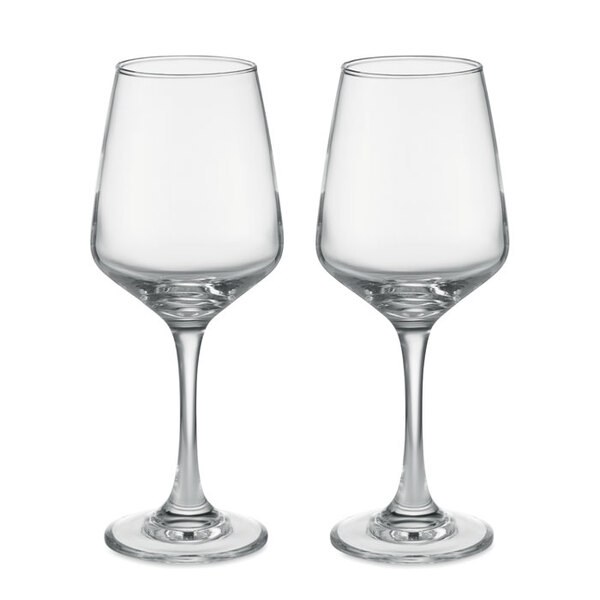 CHEERS Juego de 2 copas de vino - GiftRetail MO6643