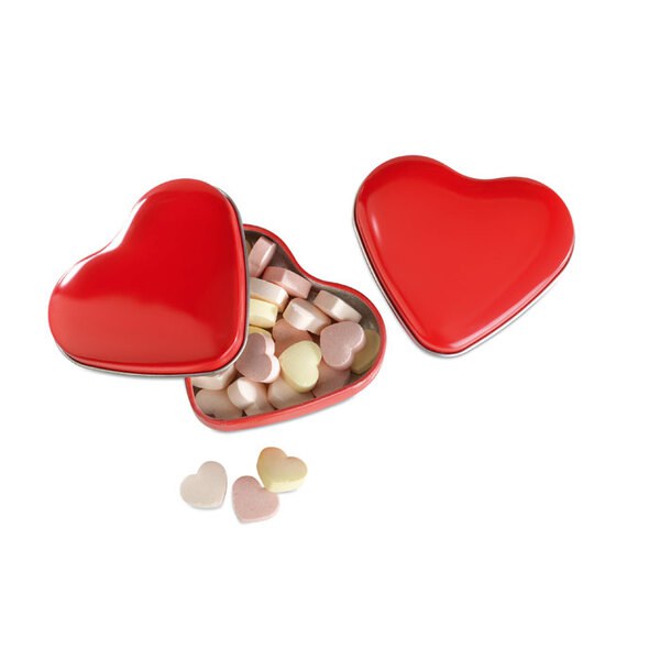 LOVEMINT Caja corazón con caramelos - GiftRetail MO7234