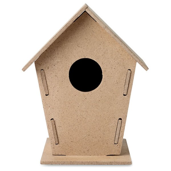 WOOHOUSE Caseta aglomerado para pájaros - GiftRetail MO8532