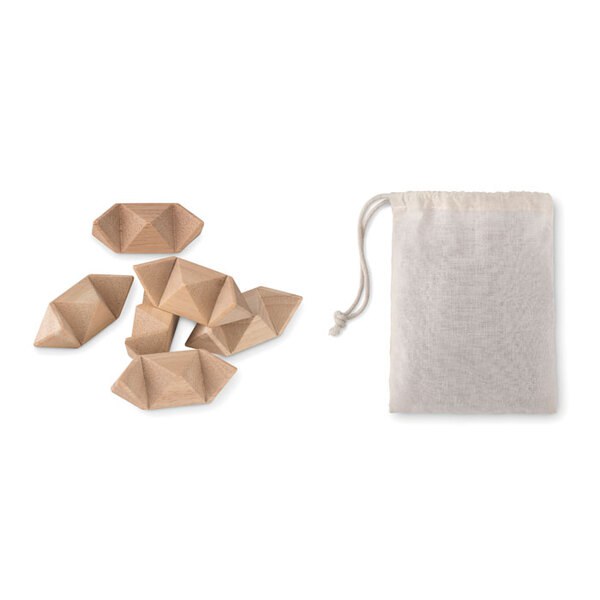 STARNATS Eco-Friendly Wooden Star Puzzle for Mindfulness - GiftRetail MO8931