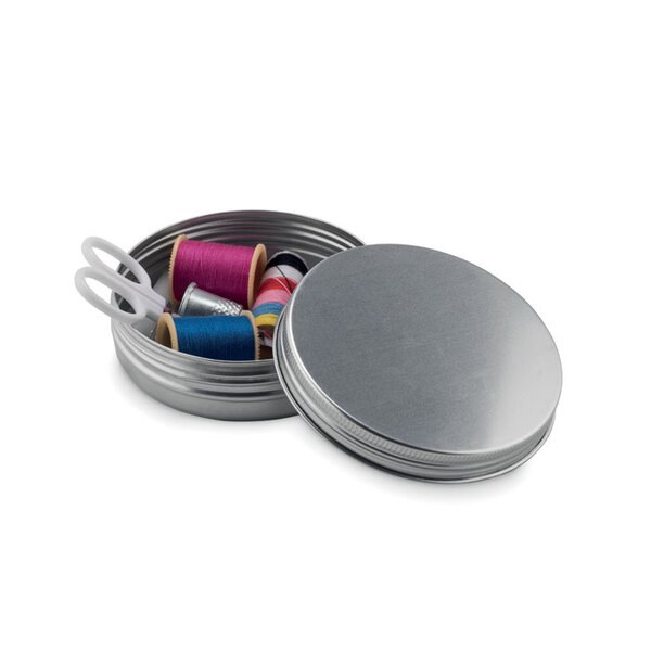 CUCIRE Compact Tin Box Sewing Kit for Home & Travel - GiftRetail MO8977
