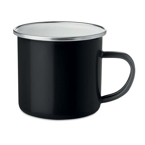 PLATEADO Taza de metal esmaltado 350 ml - GiftRetail MO9756