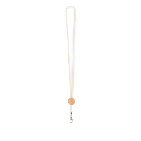 KARA Lanyard algodón con mosquetón - GiftRetail MO6830
