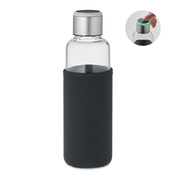 INDER Botella de vidrio con sensor - GiftRetail MO6858