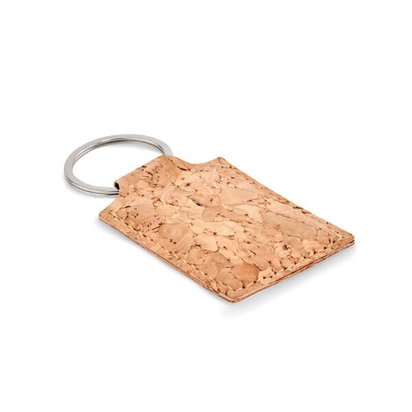 CONCON Llavero rectangular de corcho - GiftRetail MO6878
