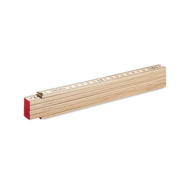 ARA Metro carpintero madera 2m - GiftRetail MO6904