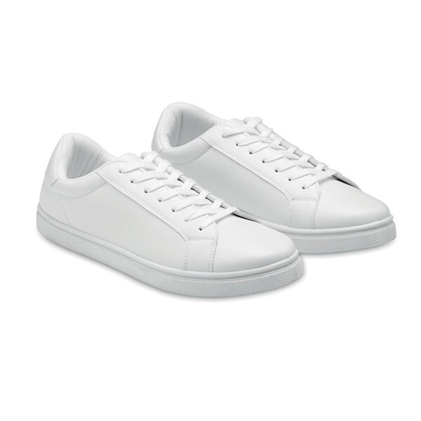 BLANCOS Zapatillas en PU 45 - GiftRetail MO2045