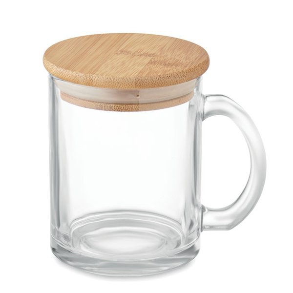 CELESTIAL Taza de vidrio reciclado 300 ml - GiftRetail MO2091