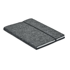 FELTBOOK Libreta A5 RPET fieltro - GiftRetail MO2093