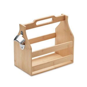 CABAS Caja de bambú para 6 cervezas - GiftRetail MO2110