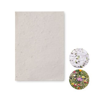 ASIDO Hoja A6 de papel con semillas - GiftRetail MO6916