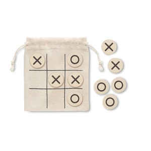 TOPOS Tres en raya de madera - GiftRetail MO6954