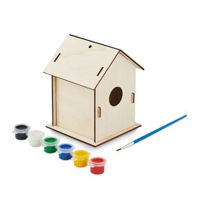 PAINTHOUSE Kit pajarera de madera DIY - GiftRetail MO2130