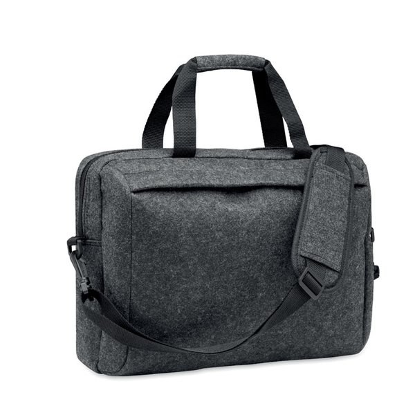 PLANA Eco-Friendly 15 Inch RPET Felt Laptop Bag with Strap