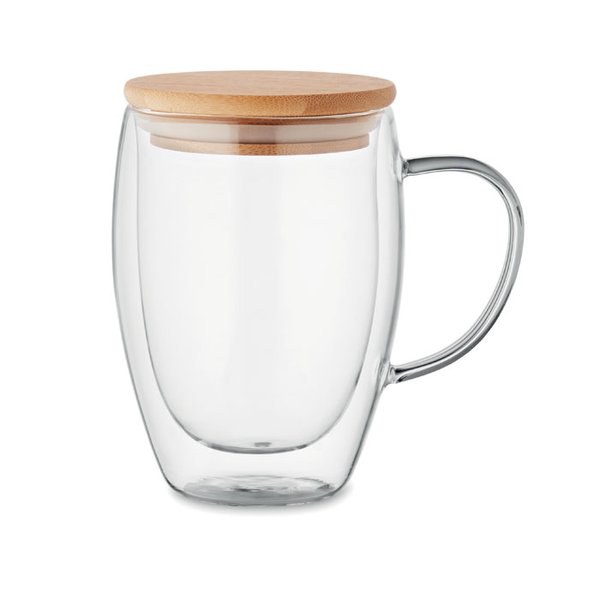 TIROL Taza borosilicato doble pared - GiftRetail MO2199
