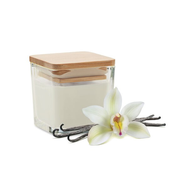 PILA Vela perfumada cuadrada 50gr - GiftRetail MO2235