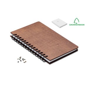 SAVAGE Libreta A5 Abedul GROWBOOK™ - GiftRetail MO2251