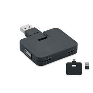 SQUARE-C Hub 4 puertos - GiftRetail MO2254